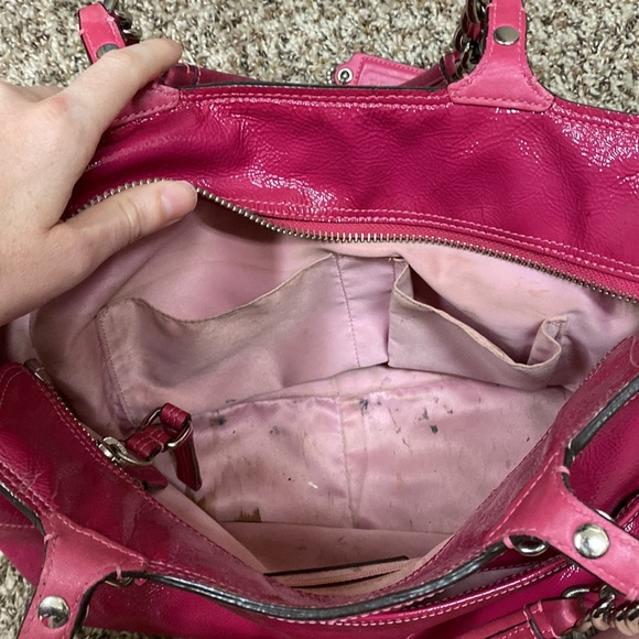 COACH Pink paten leather purse - Picture 9 of 11